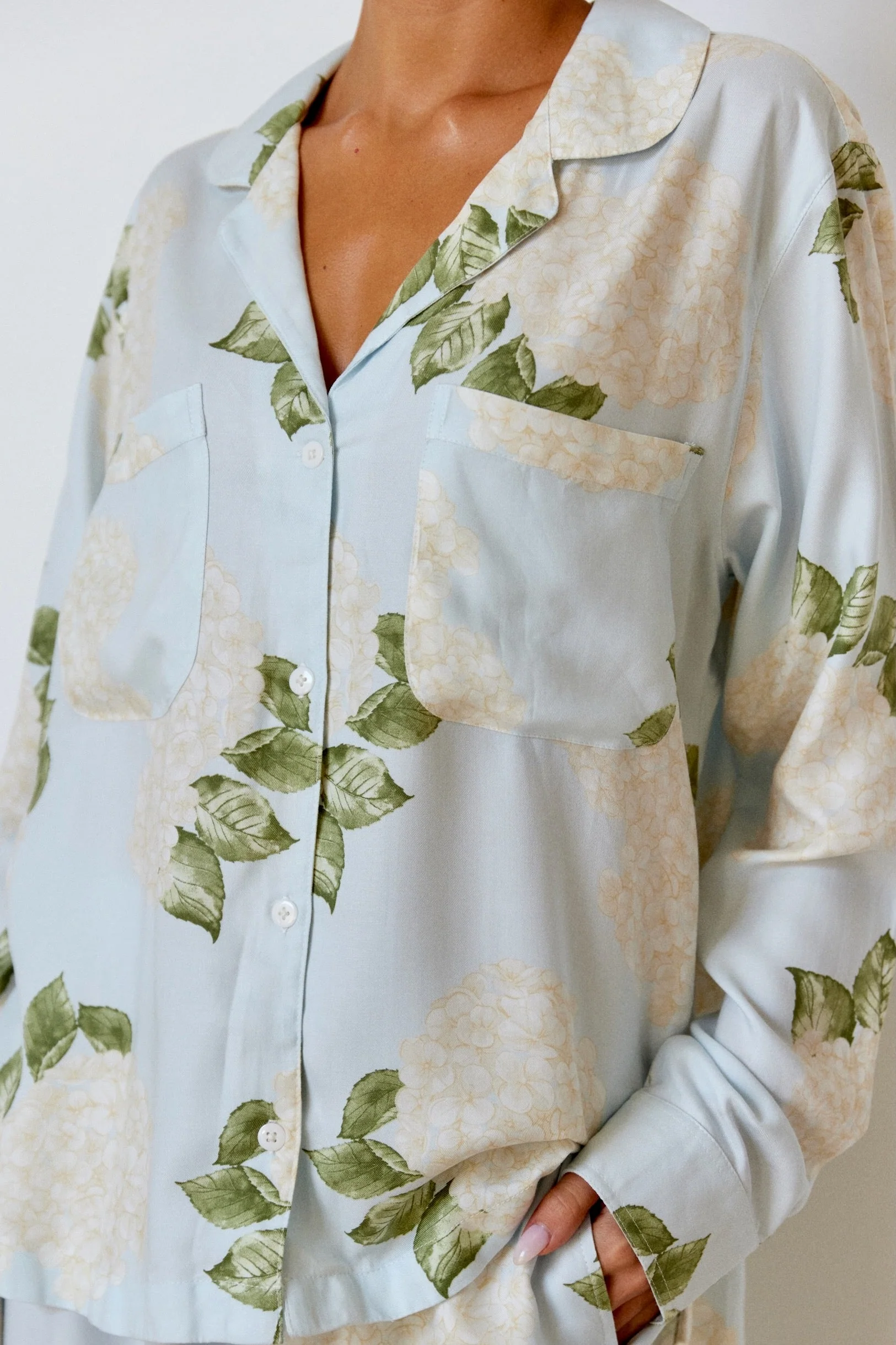 Abigail Sleep Set - Long Sleeve - Heirloom Hydrangea - Image 8