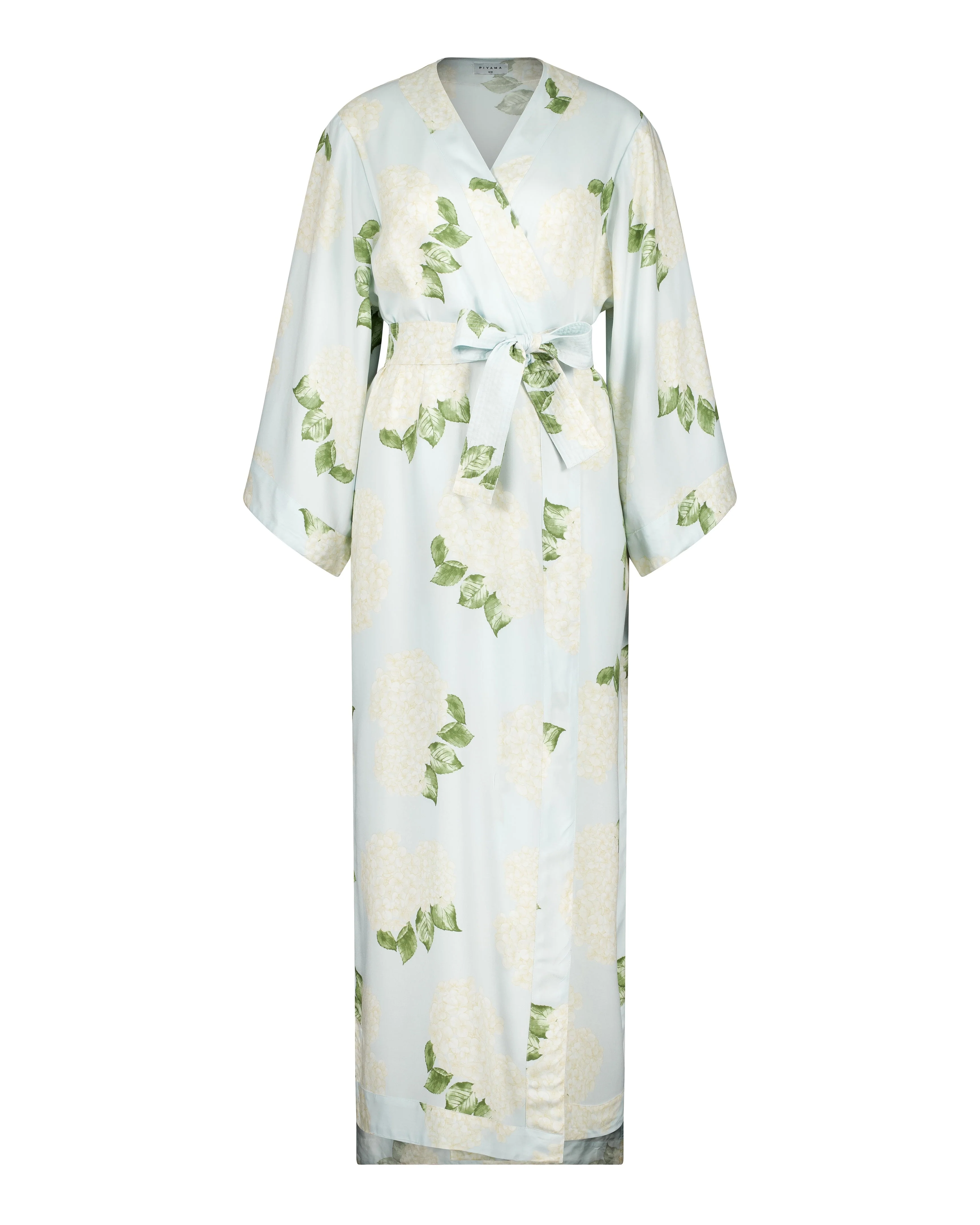 Alice Kimono Robe - Long - Heirloom Hydrangea - Image 3
