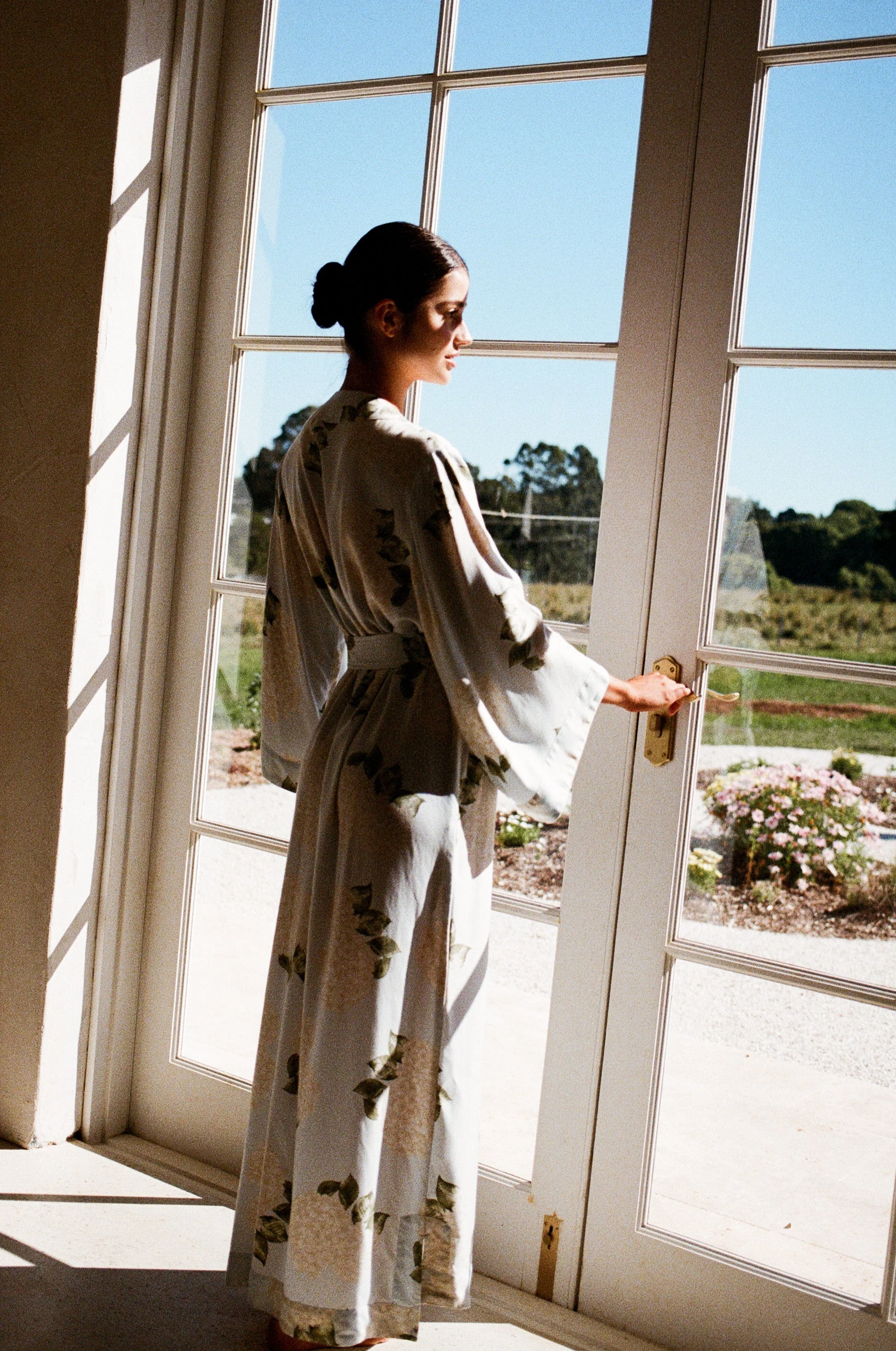 Alice Kimono Robe - Long - Heirloom Hydrangea - Image 5