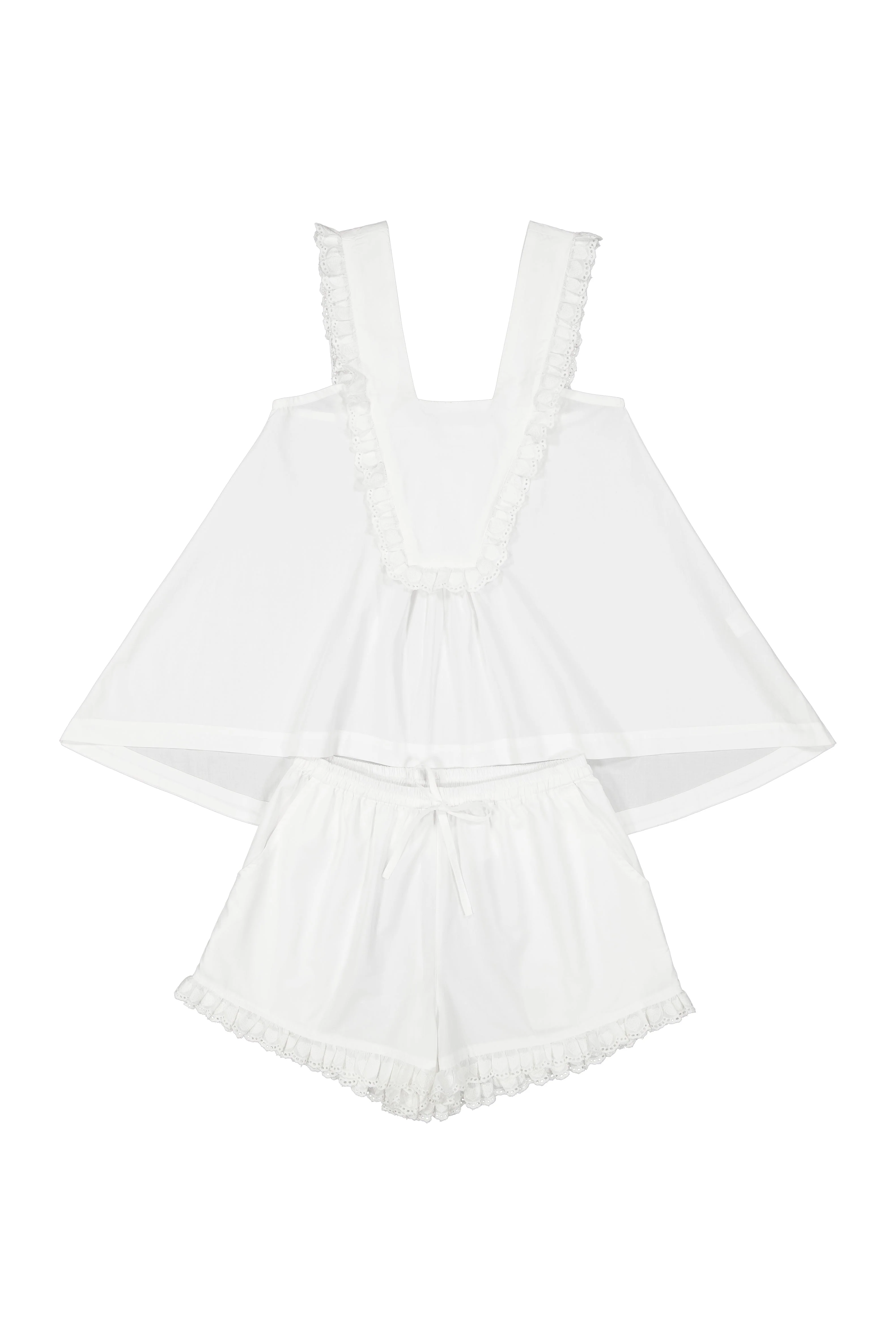 Elsie Sleep Set - Cotton Modal - Off White - Image 3
