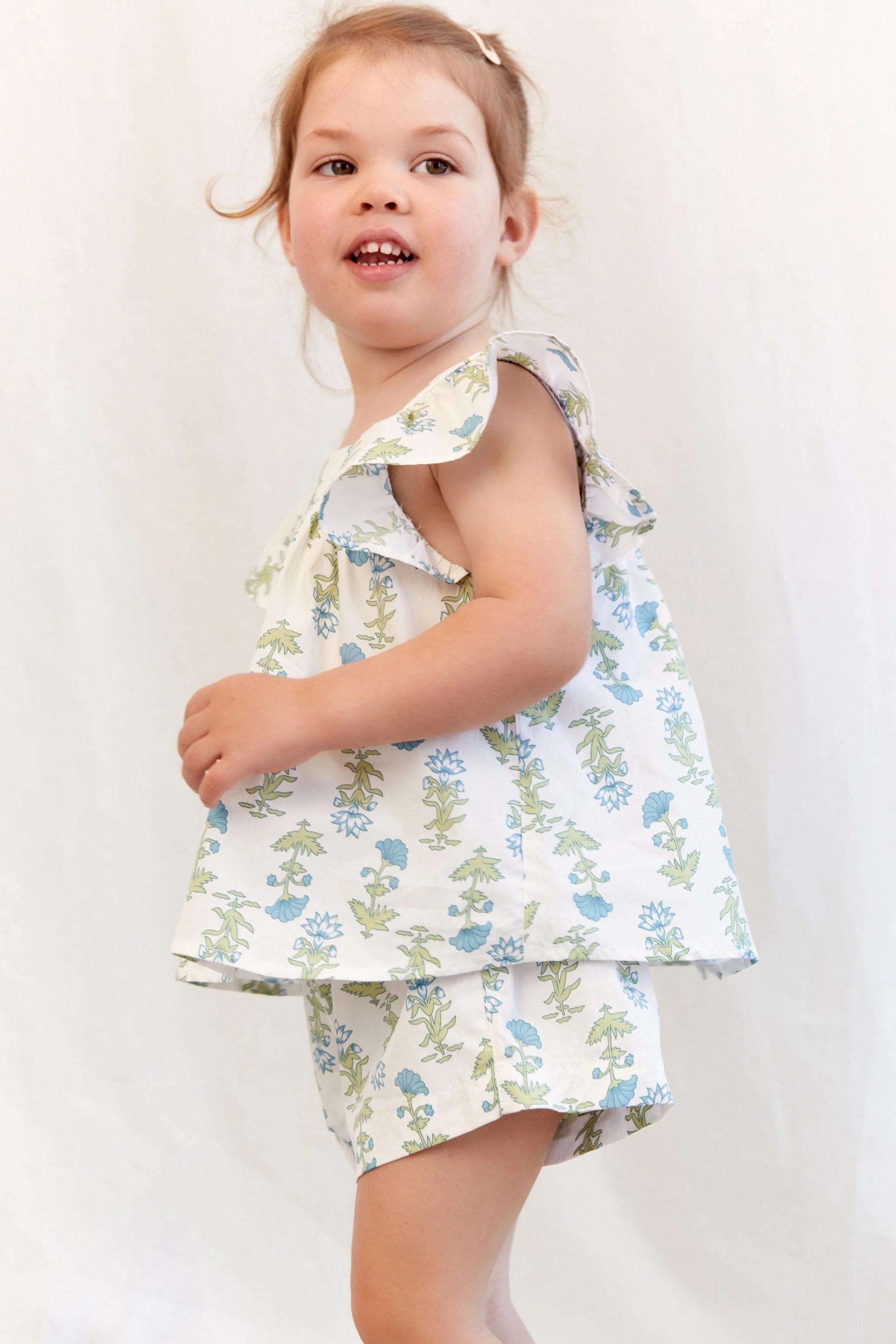 Harriet Mini Lounge Set - Lotus Flower - Blue - Image 4