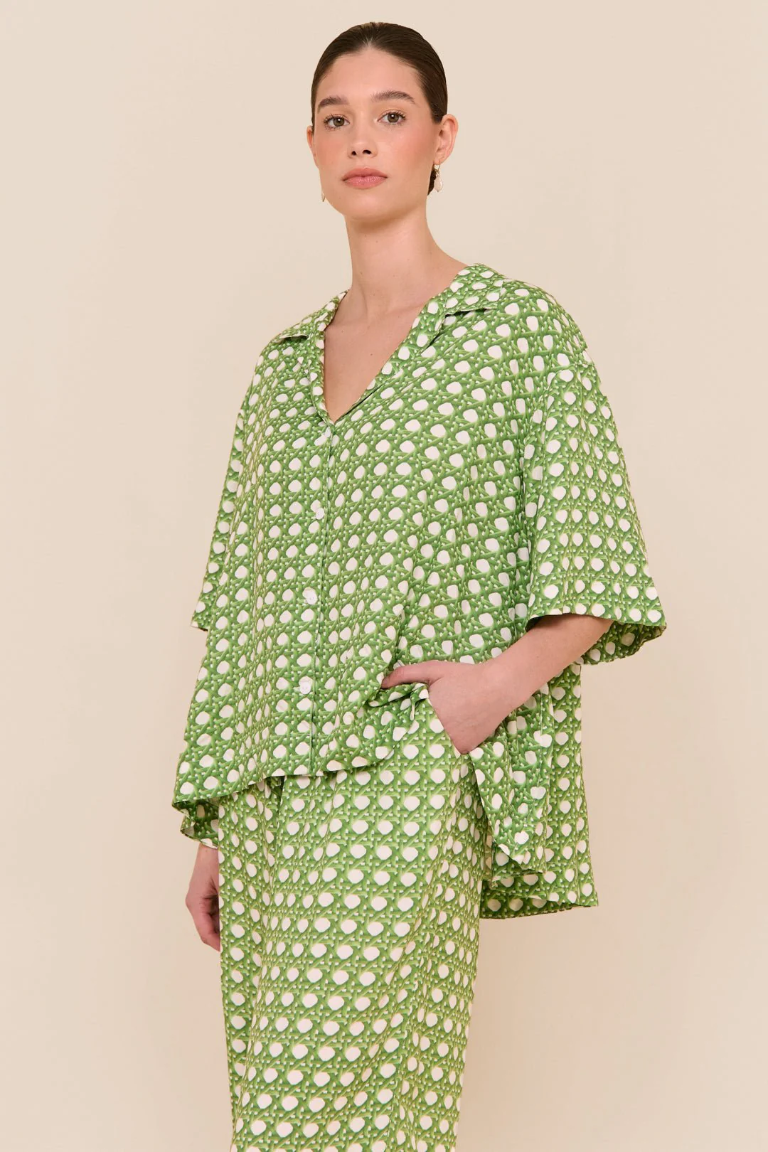 Lounge Set - Pants - Rattan Green - Image 3