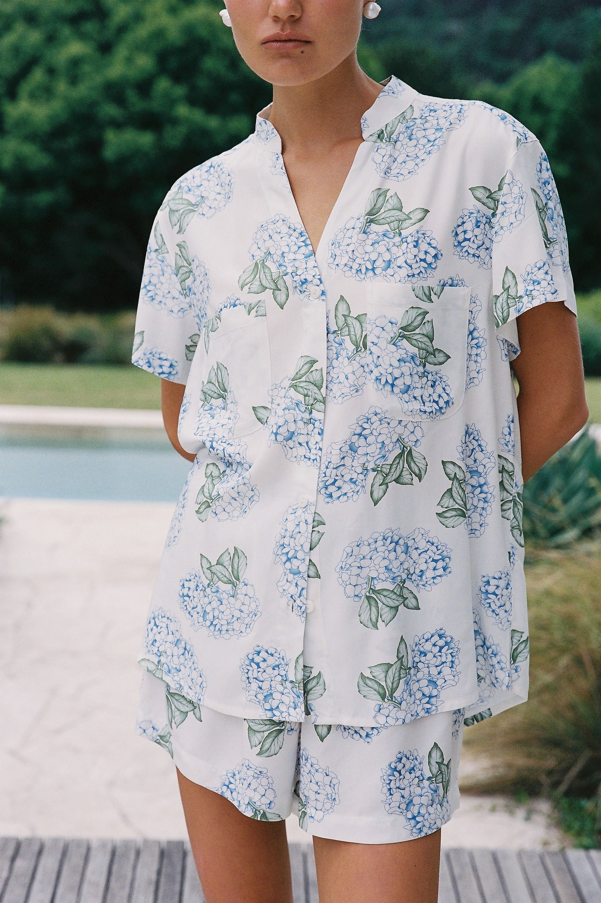 Maggie Pajama Set - Hydrangea Blue - Image 13