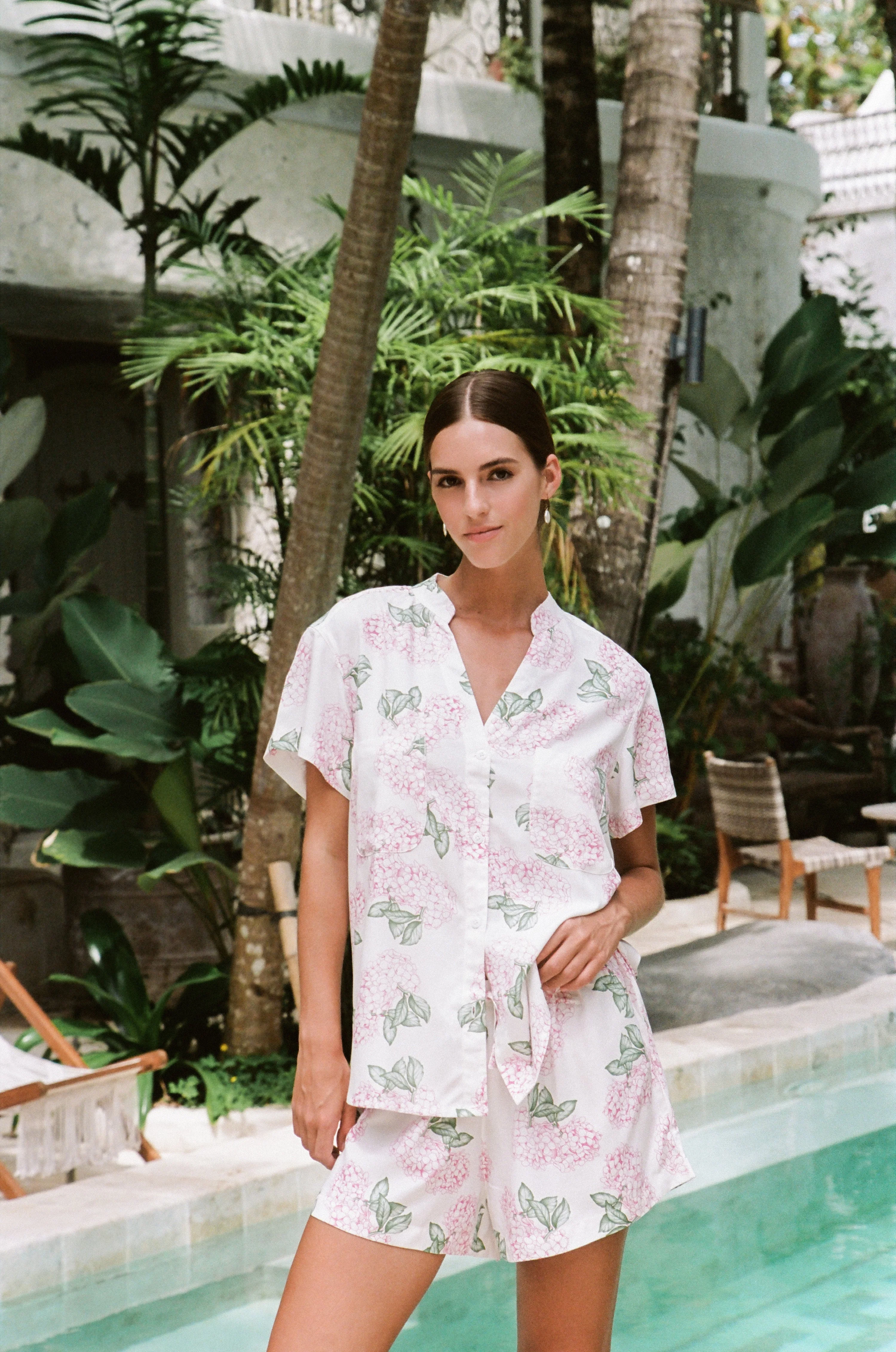 Maggie Pajama Set - Hydrangea Pink - Image 3