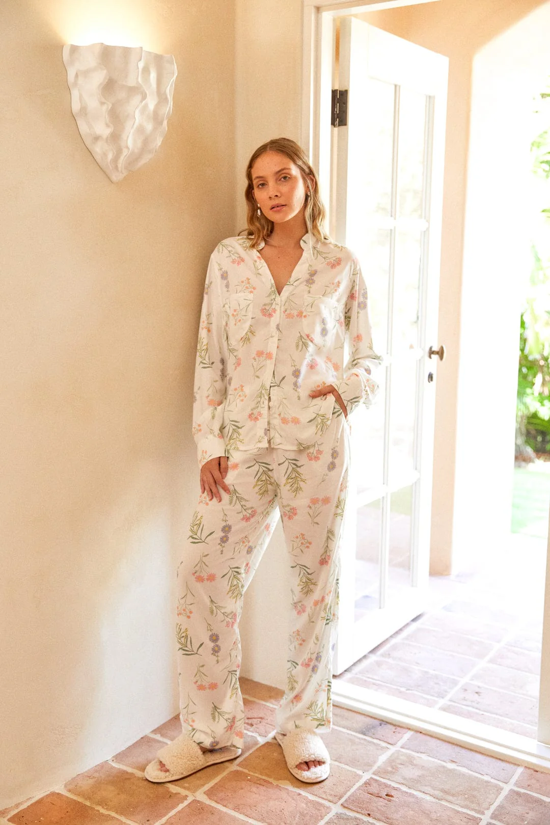 Maggie Pajama Set - Long - Wild Flower - Image 3