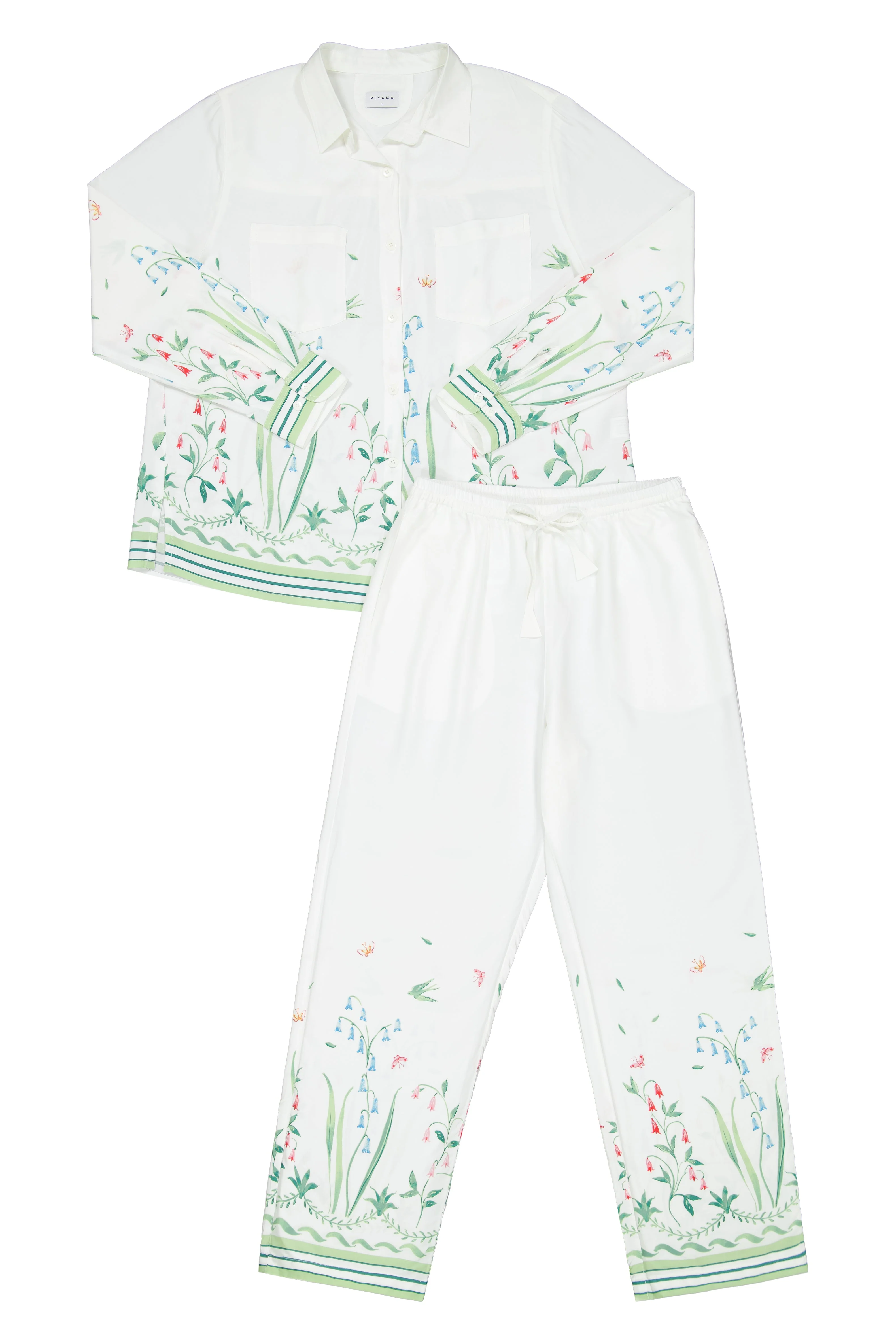Marlon Long Sleep Set - ECOVERO™ - Botanic - Image 3