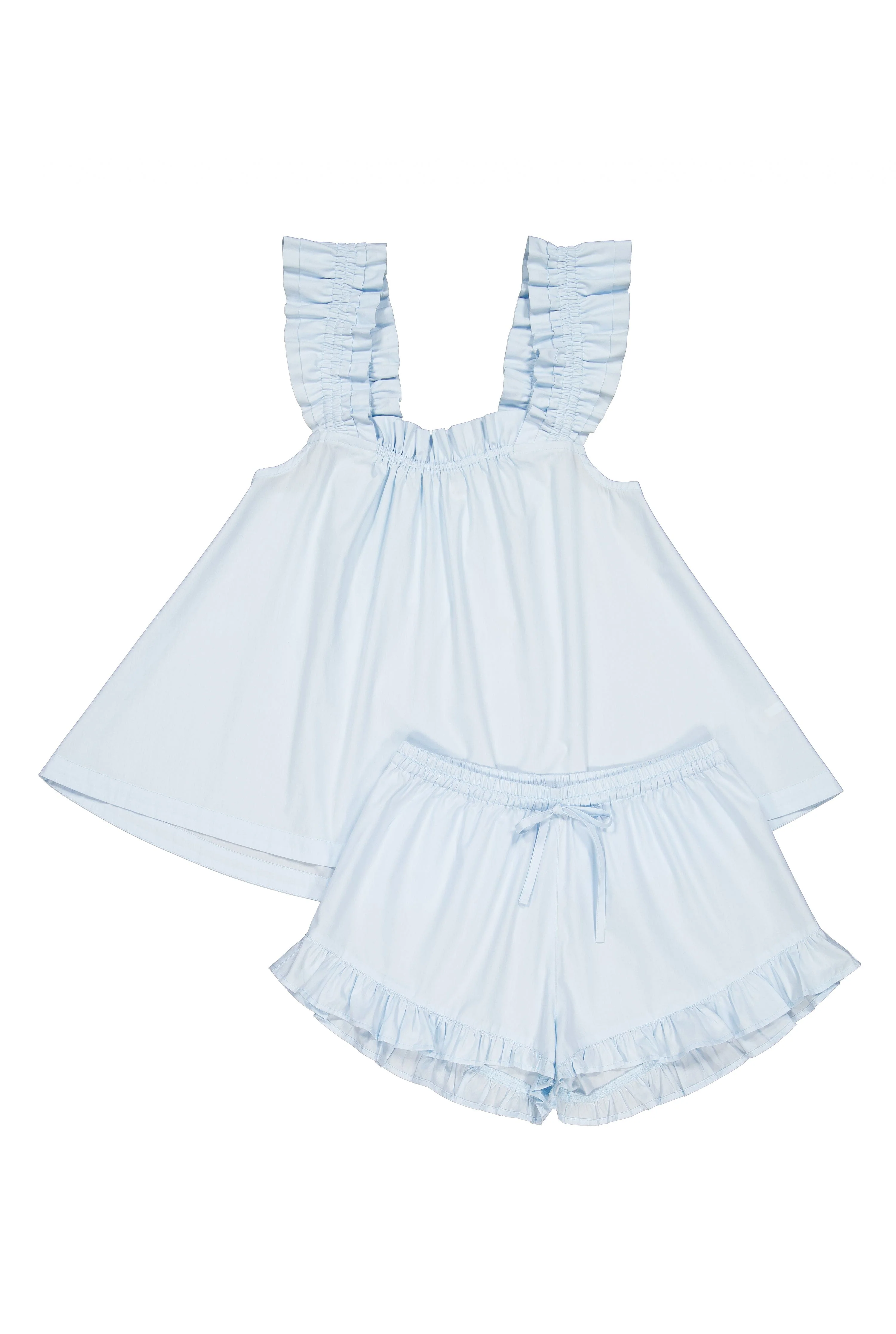 Nicolette Sleep Set - Cotton - Baby Blue - Image 4