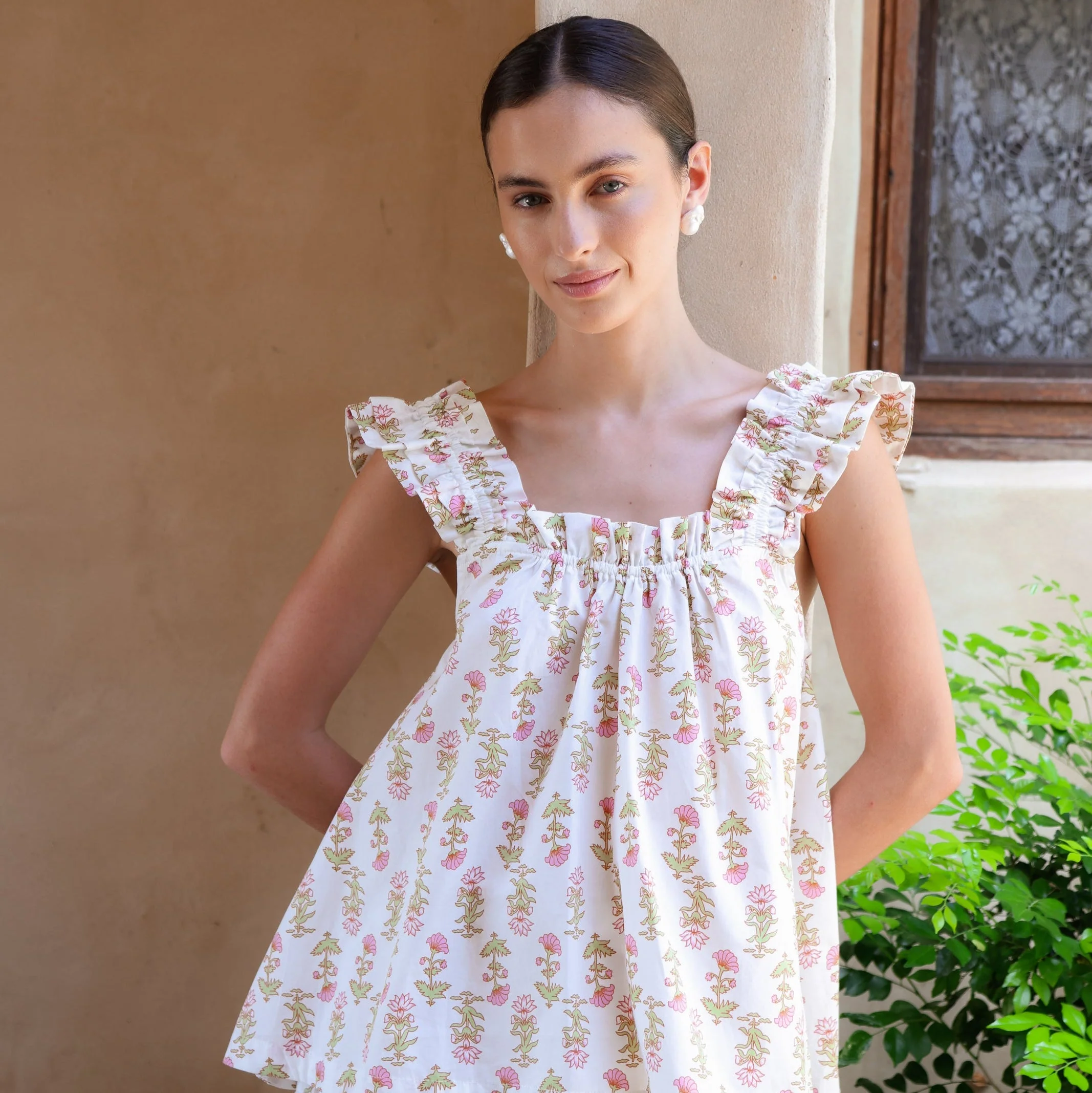 Nicolette Sleep Set - Cotton - Lotus Flower - Image 16