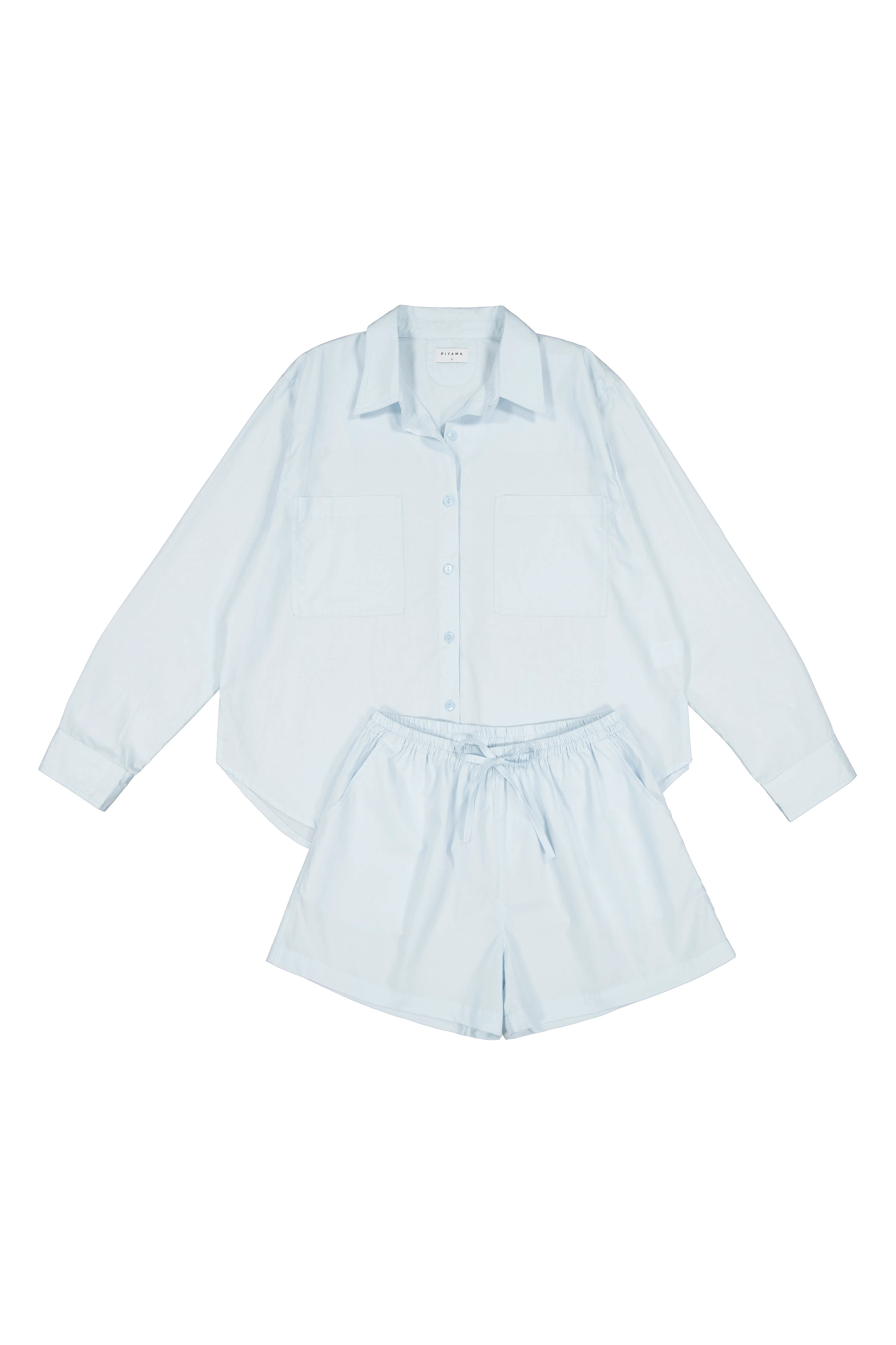 Stevie Lounge Set - Cotton - Baby Blue - Image 6