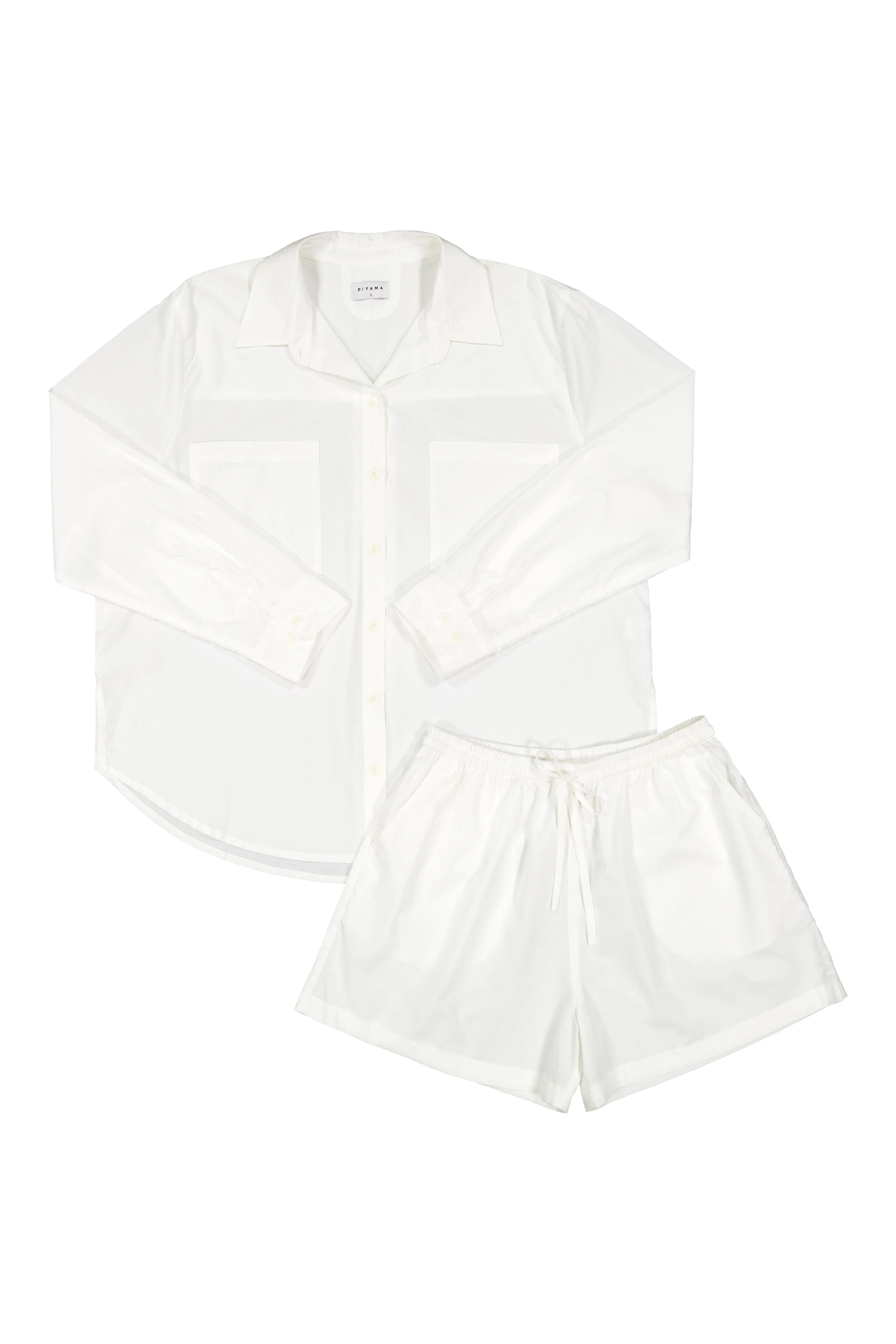 Stevie Lounge Set - Cotton Modal Off White - Image 3